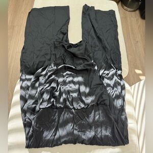 abercrombie & fitch high neck draped jumpsuit